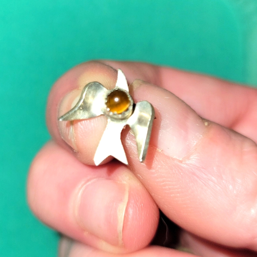 COPY - Sterling Silver Handmade Native American Dove Earrings